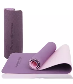 Килимок для йоги та фітнесу Power System PS-4060 TPE Yoga Mat Premium Purple