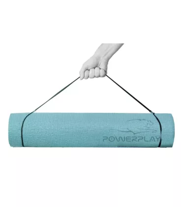 Килимок для йоги та фітнесу PowerPlay 4010 PVC Yoga Mat Зелений