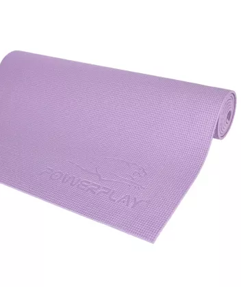 Килимок для йоги та фітнесу PowerPlay 4010 PVC Yoga Mat Лавандовий
