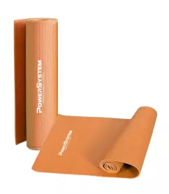 Килимок для йоги та фітнесу Power System PS-4014 PVC Fitness-Yoga Mat Orange