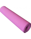 Килимок для йоги та фітнесу Power System PS-4014 PVC Fitness Yoga Mat Pink