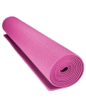 Килимок для йоги та фітнесу Power System PS-4014 PVC Fitness Yoga Mat Pink