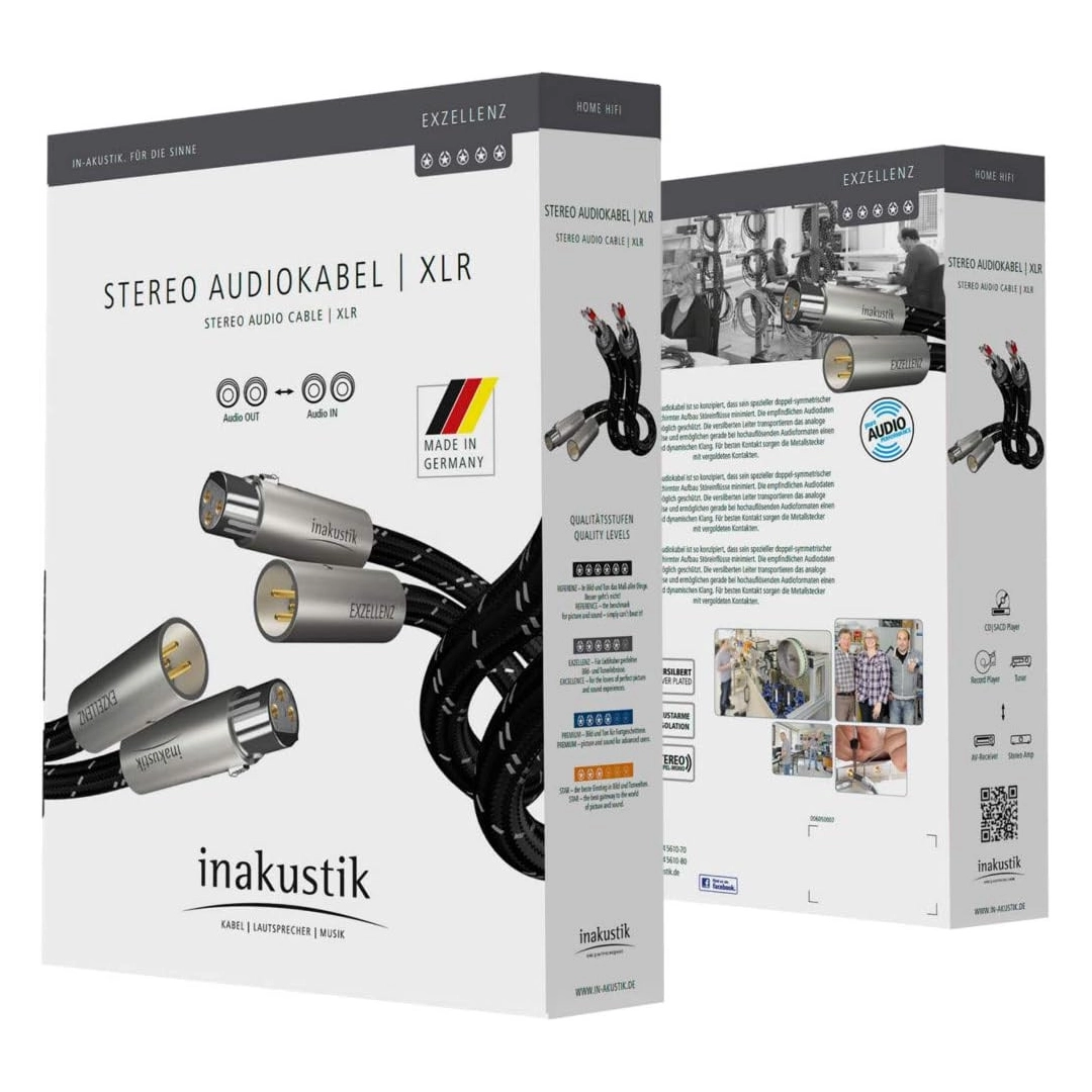 Inakustik Exzellenz Audio Stereo XLR 1,5m Inakustik Exzellenz Audio Stereo XLR 1,5m