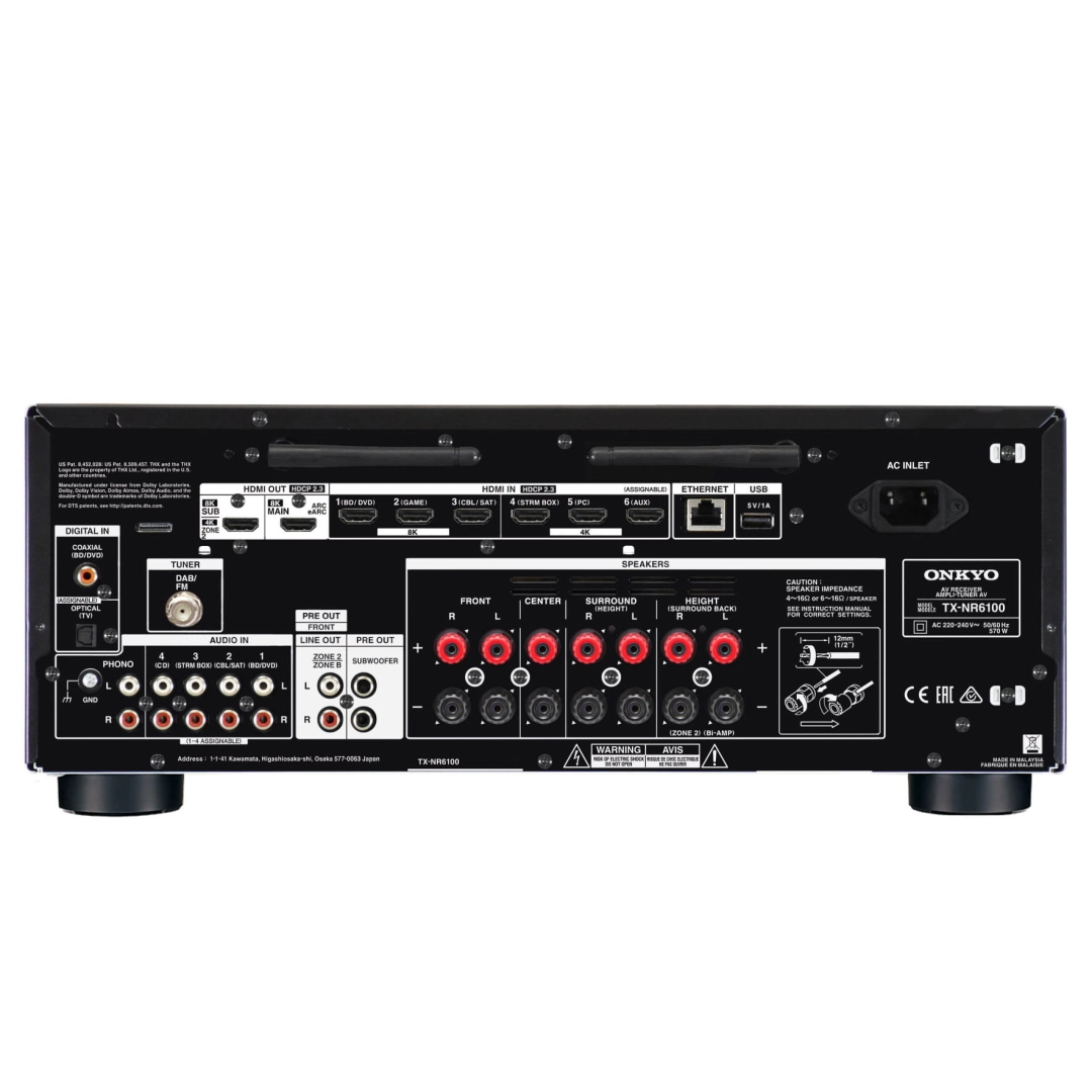 AV ресивер Onkyo TX-NR6100 Black