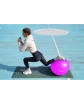 Мяч для фитнеса (фитбол) Power System PS-4011 Ø55 cm PRO Gymball Pink
