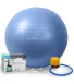 М'яч для фітнесу (фітбол) PowerPlay 4001 Ø65 cm Gymball Синій + помпа
