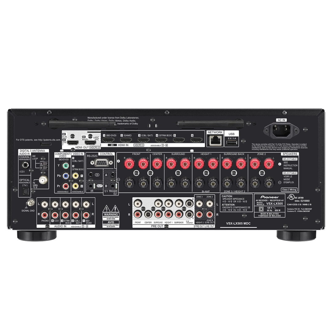 AV ресивер Pioneer VSX-LX505 Silver