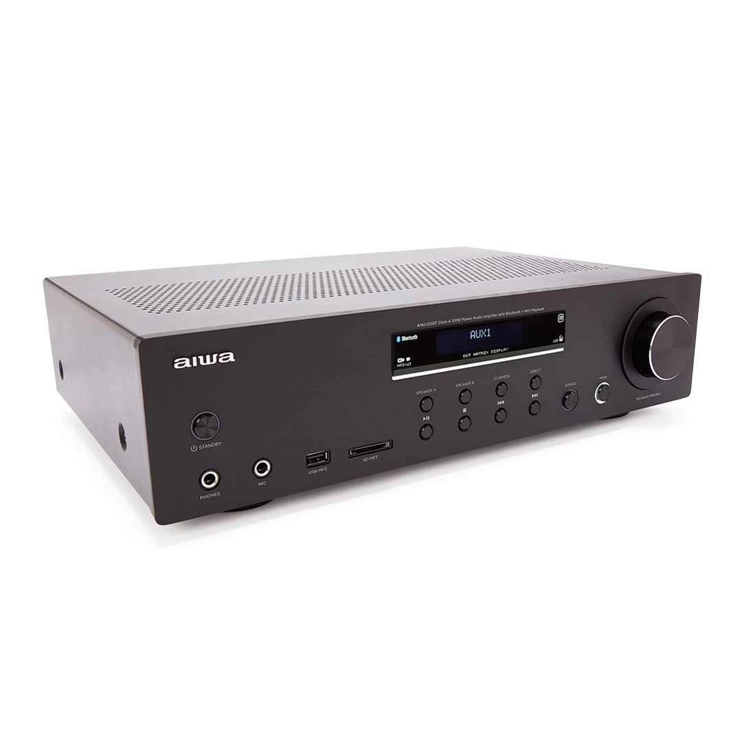 Стерео підсилювач Aiwa AMU-120BTBK