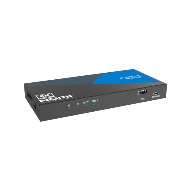 AirBase DC-SP12A2.1 40Gbps HDMI2.1 1x2 Splitter with Audio De-embedder