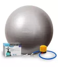 М'яч для фітнесу (фітбол) PowerPlay 4001 Ø65 cm Gymball Сірий + помпа