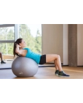 Ball for fitness (fitball) PowerPlay 4001 Ø65 cm Gymball Gray + pump