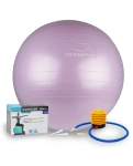 Мяч для фитнеса (фитбол) PowerPlay 4001 Ø65 cm Gymball Лиловый + насос