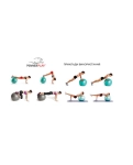 Мяч для фитнеса (фитбол) PowerPlay 4001 Ø65 cm Gymball Лиловый + насос