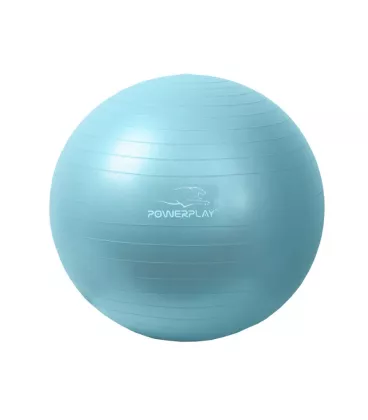 М'яч для фітнесу (фітбол) PowerPlay 4001 Ø65 cm Gymball М'ятний + помпа