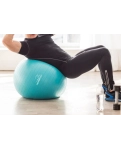 Ball for fitness (fitball) PowerPlay 4001 Ø65 cm Gymball Mint + pump