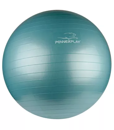 М'яч для фітнесу (фітбол) PowerPlay 4001 Ø75 cm Gymball Зелений + помпа
