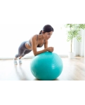 М'яч для фітнесу (фітбол) PowerPlay 4001 Ø75 cm Gymball Зелений + помпа