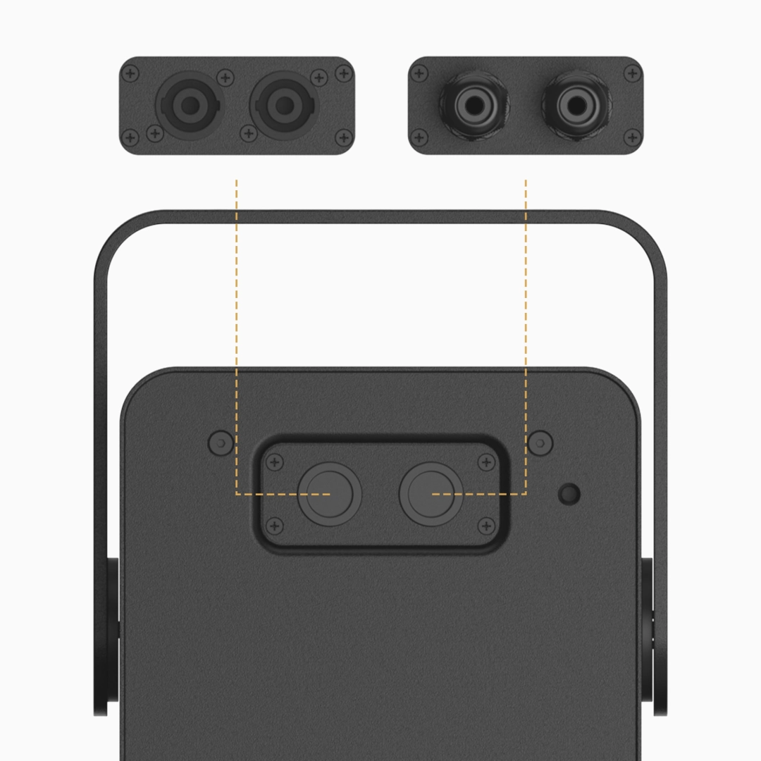 Акустика Audac VIRO5D/B Compact performance loudspeaker Black version - 16Ω