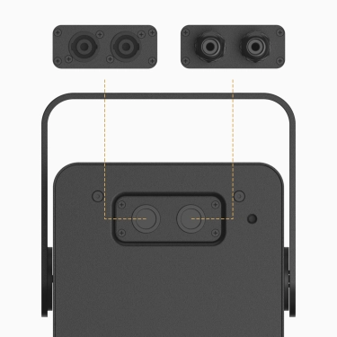 Акустика Audac VIRO5D/B Compact performance loudspeaker Black version - 16Ω