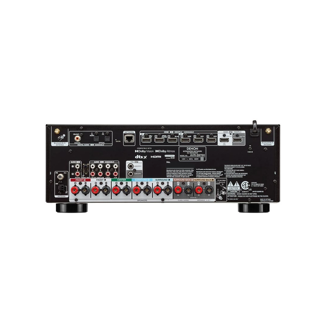 AV Ресівер Denon AVR-S970H 8K (7.2 сh) Black AV Ресівер Denon AVR-S970H 8K (7.2 сh) Black