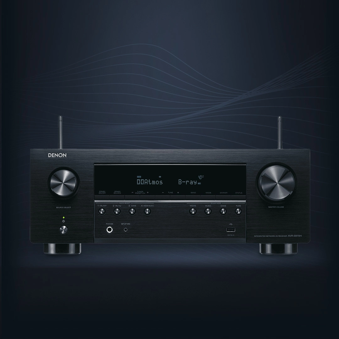 AV Ресівер Denon AVR-S970H 8K (7.2 сh) Black AV Ресівер Denon AVR-S970H 8K (7.2 сh) Black