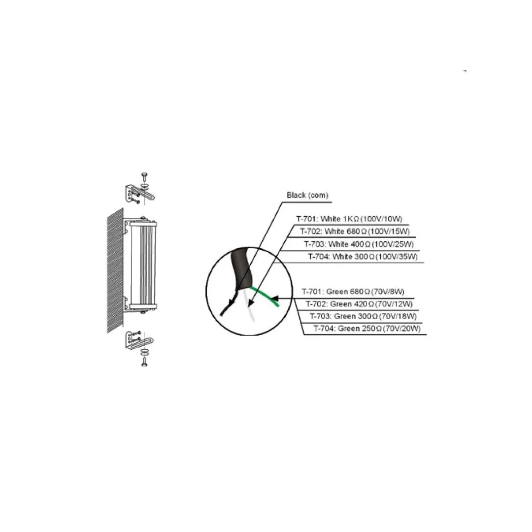 Акустична система ITC Audio T-701A Акустична система ITC Audio T-701A