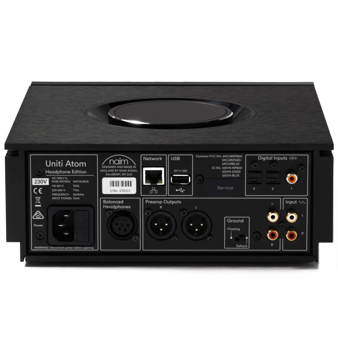 Підсилювач для навушників Naim Uniti Atom Headphone Edition Підсилювач для навушників Naim Uniti Atom Headphone Edition