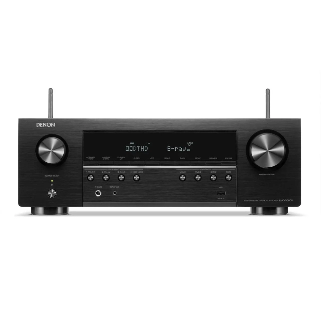 AV Ресівер Denon AVC-S 660H (5.2 сh) Black