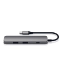 Хаб Satechi Aluminum Type-C Slim Multi-Port Adapter 4K Space Gray (ST-CMAM)