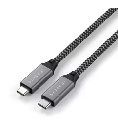 Кабель Satechi USB4 C Cable 100W Space Gray (80 cm) (ST-U4C80M)