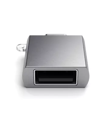 Адаптер Satechi Aluminum Type-C до USB-A 3.0 Adapter Space Gray (ST-TCUAM)