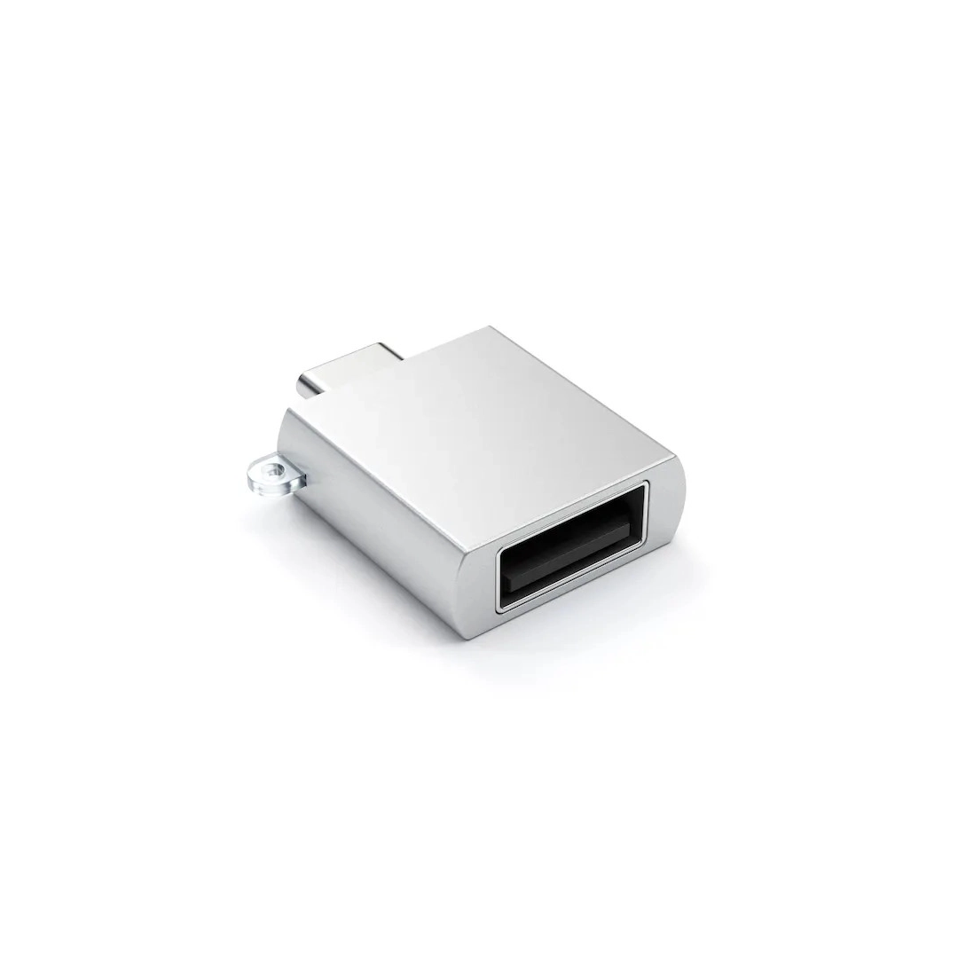 Адаптер Satechi Aluminum Type-C до USB-A 3.0 Adapter Silver (ST-TCUAS)