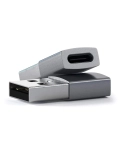 Адаптер Satechi Aluminum Type-A to Type-C Adapter Space Gray (ST-TAUCM)