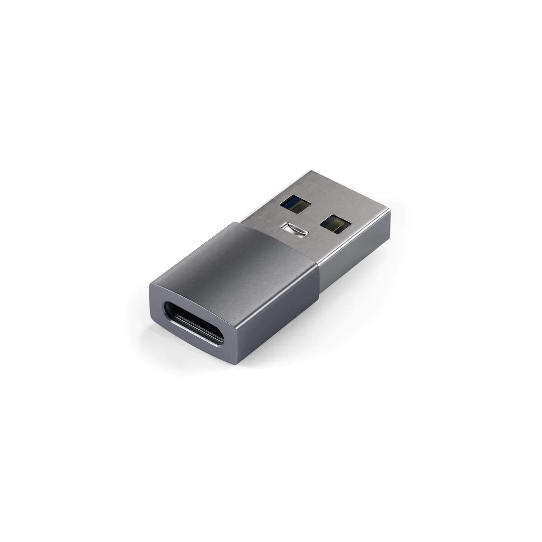 Адаптер Satechi Aluminum Type-A to Type-C Adapter Space Gray (ST-TAUCM)