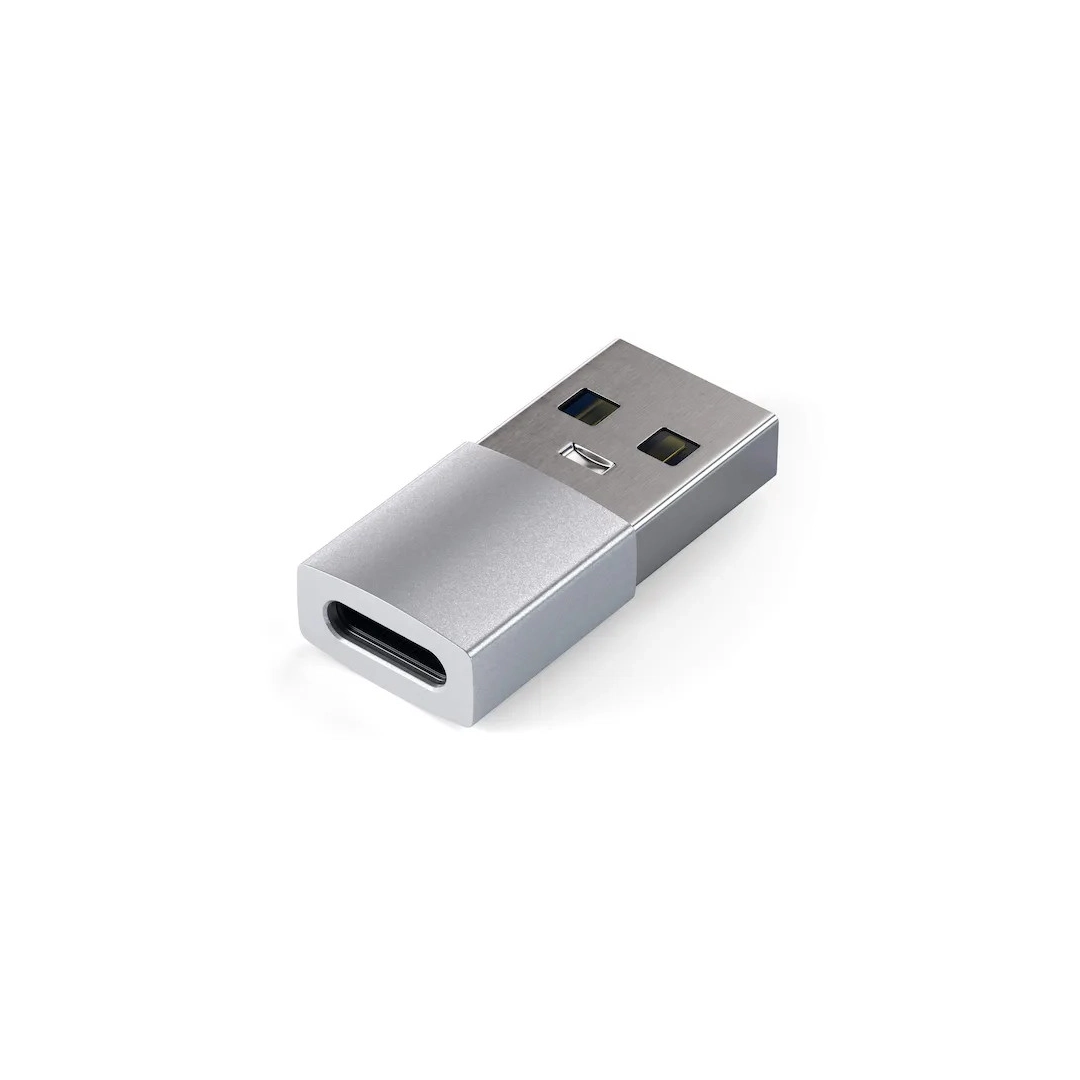 Адаптер Satechi Aluminum Type-A до Type-C Adapter Silver (ST-TAUCS)