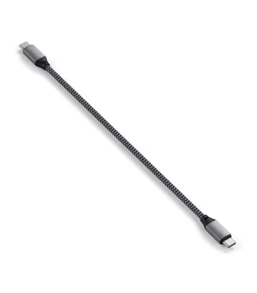 Satechi USB-C до USB-C Cable 100W Space Gray (25 cm) (ST-TCC10M)