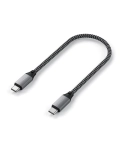 Satechi USB-C до USB-C Cable 100W Space Gray (25 cm) (ST-TCC10M)