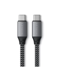 Satechi USB-C до USB-C Cable 100W Space Gray (25 cm) (ST-TCC10M)