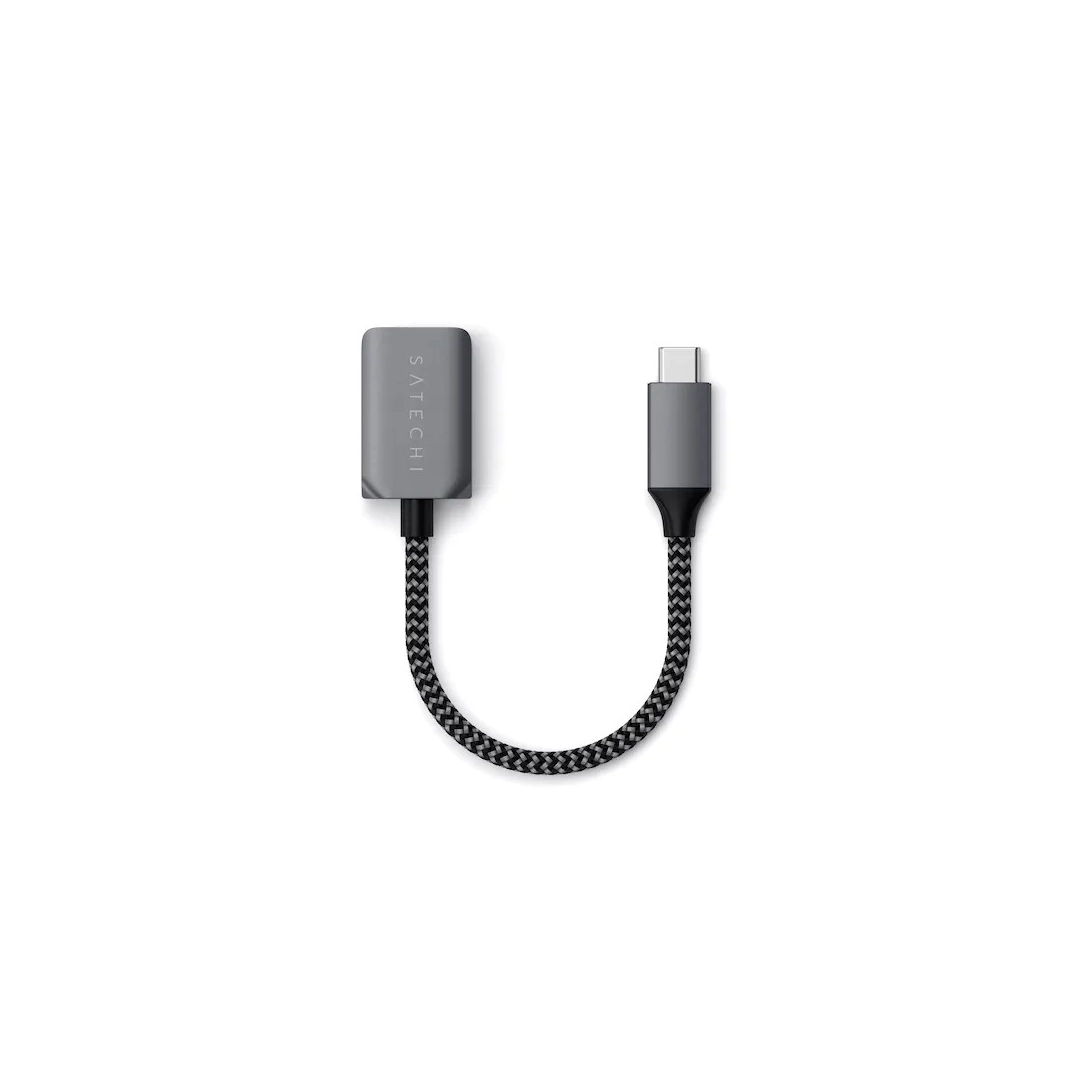 Кабель Satechi USB-C до USB 3.0 Adapter Cable Space Gray (ST-UCATCM)