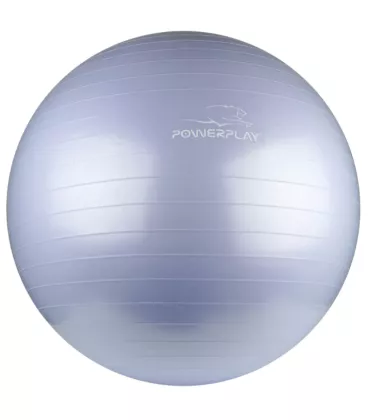 М'яч для фітнесу (фітбол) PowerPlay 4001 Ø75 cm Gymball Sky Blue + насос