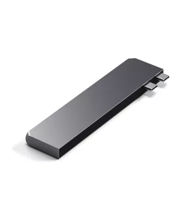 Адаптер Satechi Aluminum USB-C Pro Hub Slim Adapter Space Gray (ST-HUCPHSM)