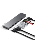 Адаптер Satechi Aluminum USB-C Pro Hub Slim Adapter Space Gray (ST-HUCPHSM)