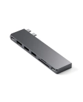 Адаптер Satechi Aluminum USB-C Pro Hub Slim Adapter Space Gray (ST-HUCPHSM)