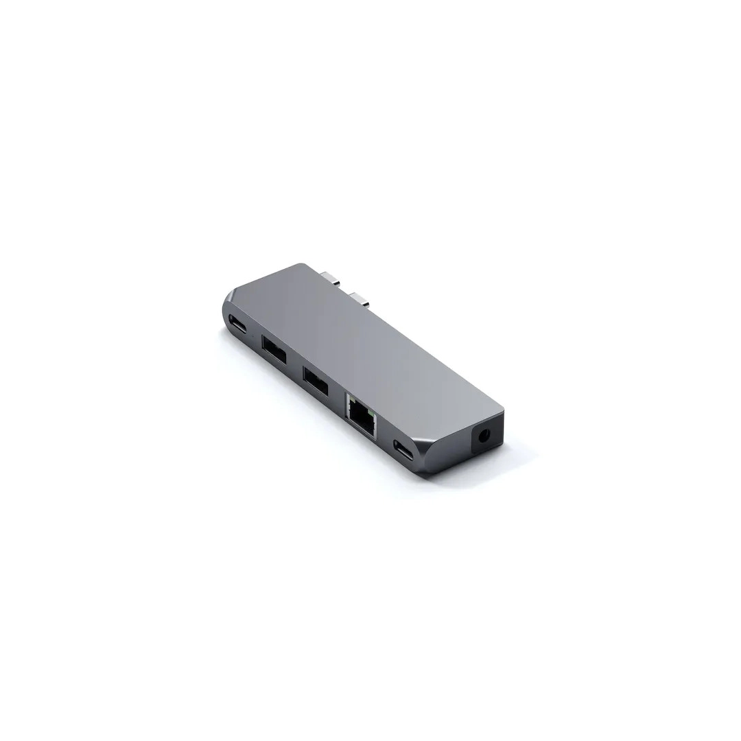 Адаптер Satechi Aluminum USB-C Pro Hub Mini Adapter Space Gray (ST-UCPHMIM)