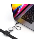 Магнітний зарядний кабель Satechi USB-C Magnetic Charging Cable для Apple Watch Space Gray (ST-TCAW7CM)