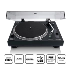 Програвач вінілових платівок Lenco L-3828BK Програвач вінілових платівок Lenco L-3828BK
