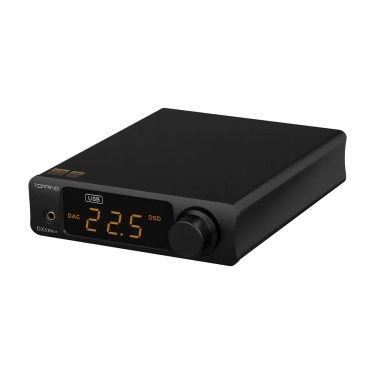TOPPING DX3 Pro+ Black ES9038Q2M Настільний ЦАП та підсилювач для навушників