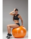 Мяч для фитнеса (фитбол) Power System PS-4011 Ø55 cm PRO Gymball Orangel