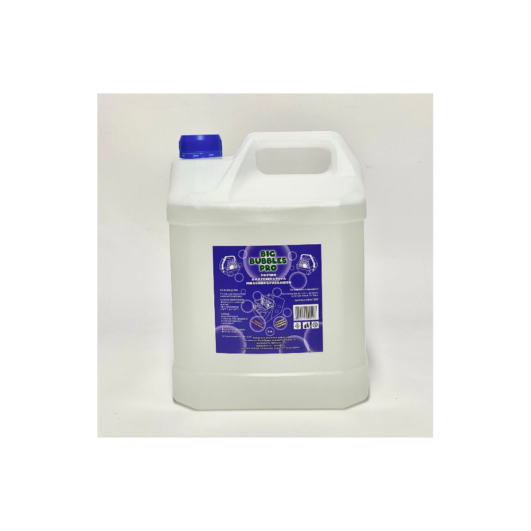 Solution for the BIG BUBBLES PRO soap bubble generator 5 l