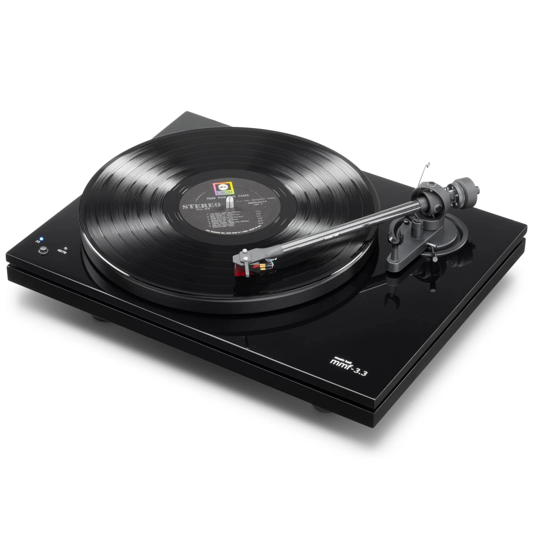 Програвач вінілових платівок Music Hall MMF-3.3A Piano Black 2m-red/MM/еліпт/карбон/78